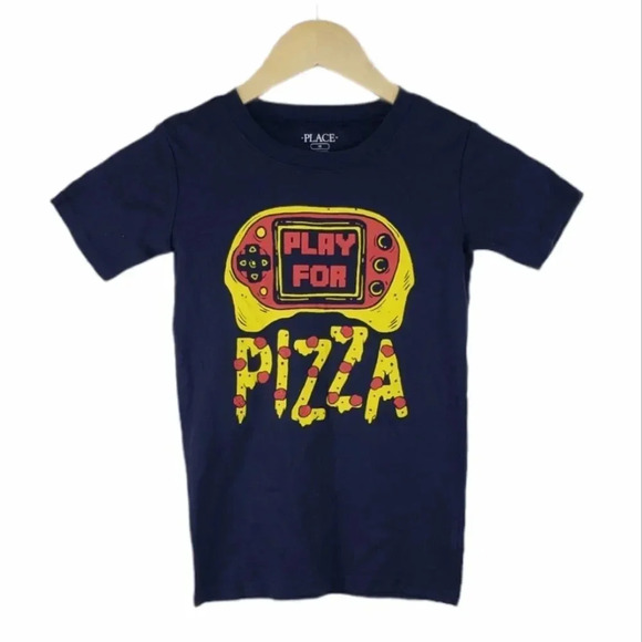 Children's Place Play for Pizza Tshirt 12 - Picture 1 of 3